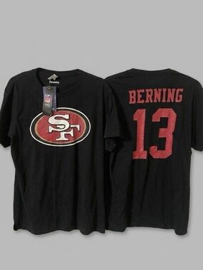 San Francisco 49ers Custom "BERNING 13" Fan Jersey T-Shirt